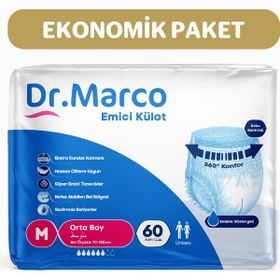 Dr. Marco Yetişkin Medium 60 Adet Emici Külot