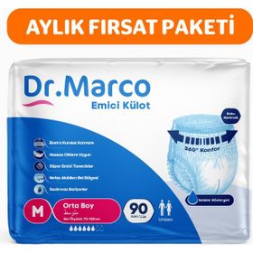Dr. Marco Yetişkin Medium 90 Adet Emici Külot