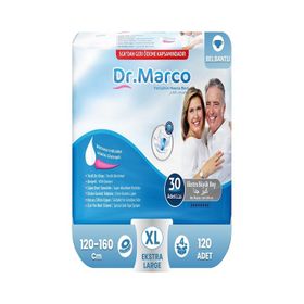 Dr. Marco Yetişkin XL 120-160 cm 120 Adet Hasta Bezi