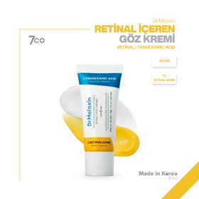 Dr. Melaxin TX Retinalsome Çift Etkili Kırışıklık ve Morluk Karşıtı Aydınlatıcı Bakım 40 gr Göz Kremi