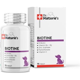 Dr. Natures 75 Tablet Dog Bıotın Köpekler Için Deri Tüy Sağlığı Besin Takviyesi