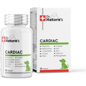 Dr. Natures 75 Tablet Dog Cardiac Köpek Kalp Yetmezliği Besin Takviyesi