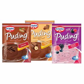 Dr.Oetker 3'lü 330 gr Kakaolu Fındıklı Orman Meyveli Puding