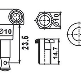 DR PARTS EMH7002CR 6'lı Krom Akort Kulağı Elektrogitar Set
