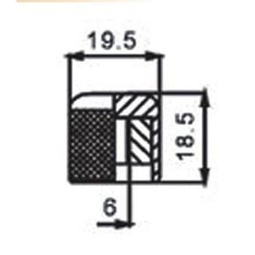 Dr Parts MNB2GD Altın Sarısı Dome Kontrol Düğmesi