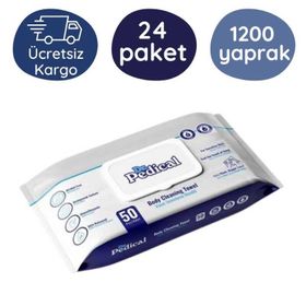 Dr.Pedical 24 Paket 1200 Yaprak Vücut Temizleme Havlusu