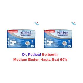 Dr.Pedical 60 Adet M Belbantlı Hasta Bezi