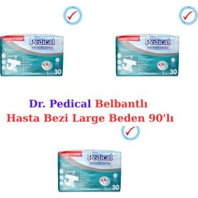 Dr.Pedical 90 Adet L Belbantlı Hasta Bezi