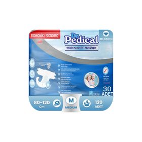 Dr.Pedical Belbantlı Yetişkin Medium 4x30 Adet Hasta Bezi