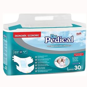 Dr.Pedical Büyük (L) 30 Adet Eco Belbantlı Hasta Bezi