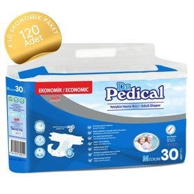 Dr.Pedical Eco Belbantlı Orta M 120 Adet Hasta Bezi
