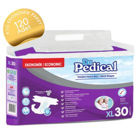 Dr.Pedical Eco Beltbantlı Ekstra Büyük XL 120 Adet Hasta Bezi