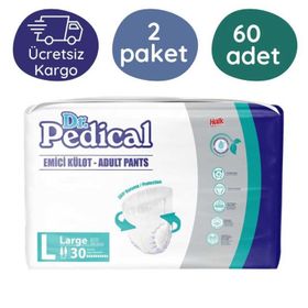 Dr.Pedical Emici Külot Büyük Boy L 2x30 Adet Hasta Bezi