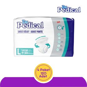 Dr.Pedical Emici Külot Büyük Boy L 4x30 Adet Hasta Bezi