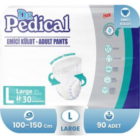 Dr.Pedical Emici Külot Büyük Boy Large 90 Adet Hasta Bezi