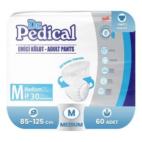 Dr.Pedical Emici Külot Orta Boy M 2x30 Adet Hasta Bezi