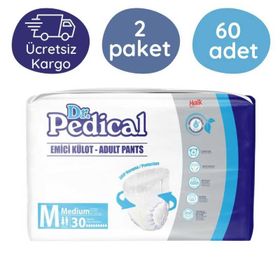 Dr.Pedical Emici Külot Orta Boy M 2x30 Adet Hasta Bezi