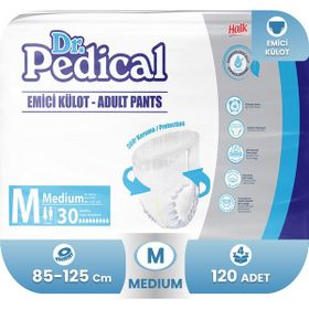 Dr.Pedical Emici Külot Orta Boy Yetişkin Medium 120 Adet Hasta Bezi
