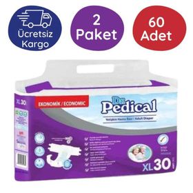 Dr.Pedical Tekstil Yüzeyli XLarge 30'lu 60 Adet Hasta Bezi