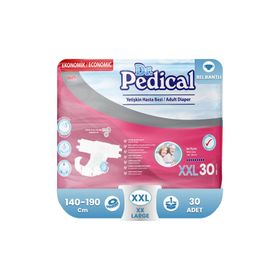 Dr.Pedical XXLarge Bel Bantlı 30'lu Hasta Bezi
