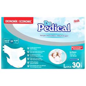 Dr.Pedical Yetişkin Large 30'lu Hasta Bezi