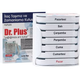 Dr.Plus 7x24 Haftalık İlaç Kutusu