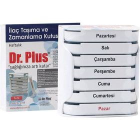 Dr.Plus 7x24 Haftalık İlaç Kutusu