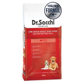 Dr.Sacchi 12 kg Premium Sığır Etli Yetişkin Köpek Maması