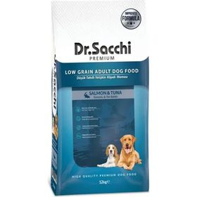 Dr.Sacchi 12 kg Premium Somonlu ve Ton Balıklı Köpek Maması