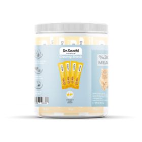 Dr.Sacchi 14 gr 30'lu Kavanoz Creamy Snack Chicken Liver Sıvı Kedi Ödülü