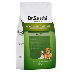 Dr. Sacchi 2 kg Premium Düşük Tahıllı Kuzu Etli Yetişkin Köpek Maması