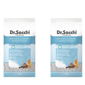 Dr.Sacchi 2x10 lt Marsilya Sabunu Kokulu Bentonit Kedi Kumu