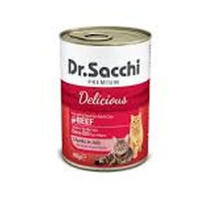Dr.Sacchi 400 gr Jöle Et Parçalı Biftek Etli Kedi Konservesi