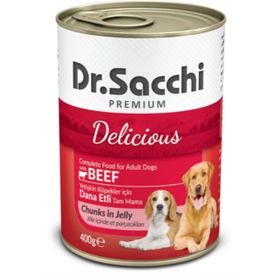 Dr.Sacchi 400 gr Sığır Etli Köpek Konservesi