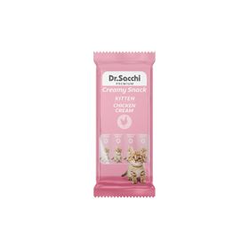 Dr.Sacchi 4'lü Paket Creamy Snack Kitten Chicken Sıvı Kedi Ödülü