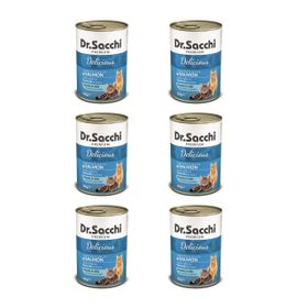 Dr.Sacchi 6x400 gr Somonlu Kedi Konserve