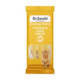 Dr.Sacchi Chicken Liver 4'lü 56 gr Sıvı Kedi Ödül