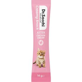 Dr.Sacchi Creamy Snack Kitten Chicken 14 gr Sıvı Kedi Ödülü
