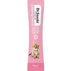 Dr.Sacchi Creamy Snack Kitten Chicken 14 gr Sıvı Kedi Ödülü