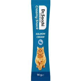 Dr.Sacchi Creamy Snack Salmon 14 gr Sıvı Kedi Ödülü
