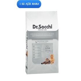 Dr Sacchi Düşük Tahıllı 1 kg Açık Kedi Maması