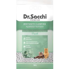 Dr.Sacchi Fresh Bentonit 10 lt Kedi Kumu