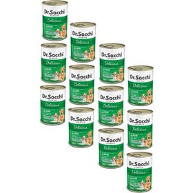 Dr.Sacchi Kuzu Etli 12x400 gr Köpek Konservesi