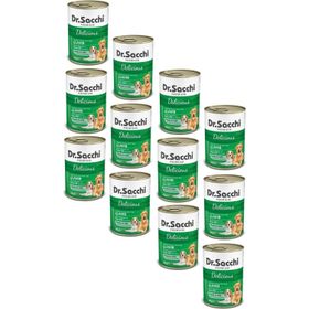 Dr.Sacchi Kuzu Etli 12x400 gr Köpek Konservesi