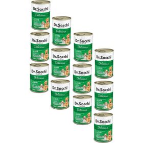 Dr.Sacchi Kuzu Etli 12x400 gr Köpek Konservesi