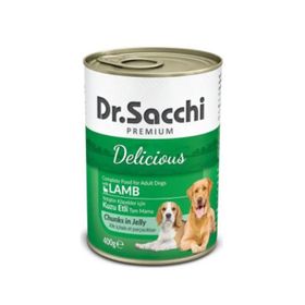 Dr.Sacchi Kuzu Etli 24x400 gr Köpek Konservesi