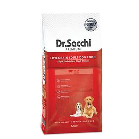 Dr.Sacchi Natural Beef Biftekli 12 kg Köpek Maması