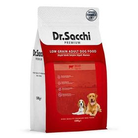 Dr.Sacchi Premium 1.5 kg Düşük Tahıllı Sığır Etli Yetişkin Köpek Maması