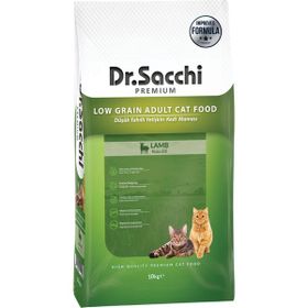 Dr.Sacchi Premium 10 kg Düşük Tahıllı Kuzu Yetişkin Kedi Maması