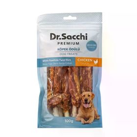 Dr.Sacchi Premium Bol Tavuk Sargılı Tahılsız 100 gr Köpek Ödülü